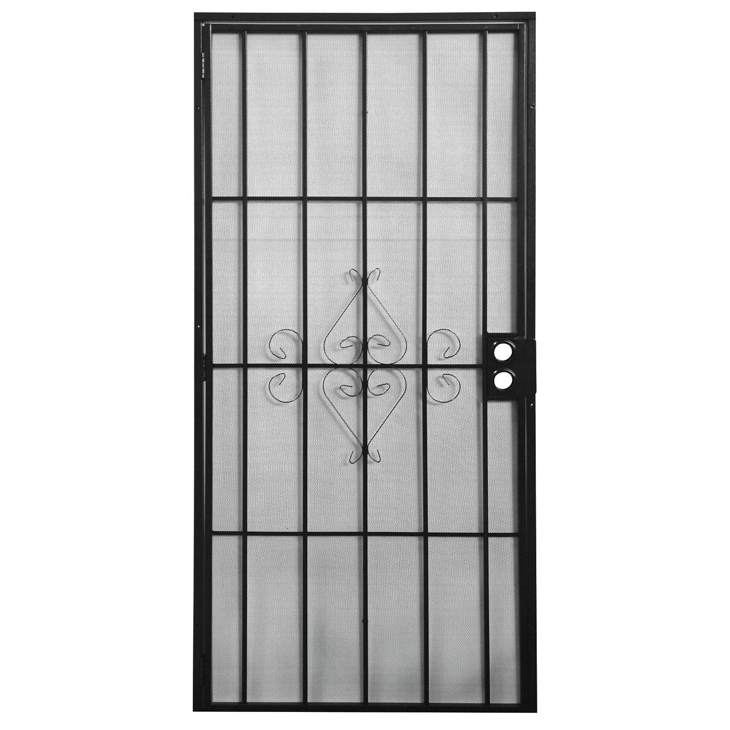 Picture of 3818BK2668 - 30 in. Black Regal Steel Security Door