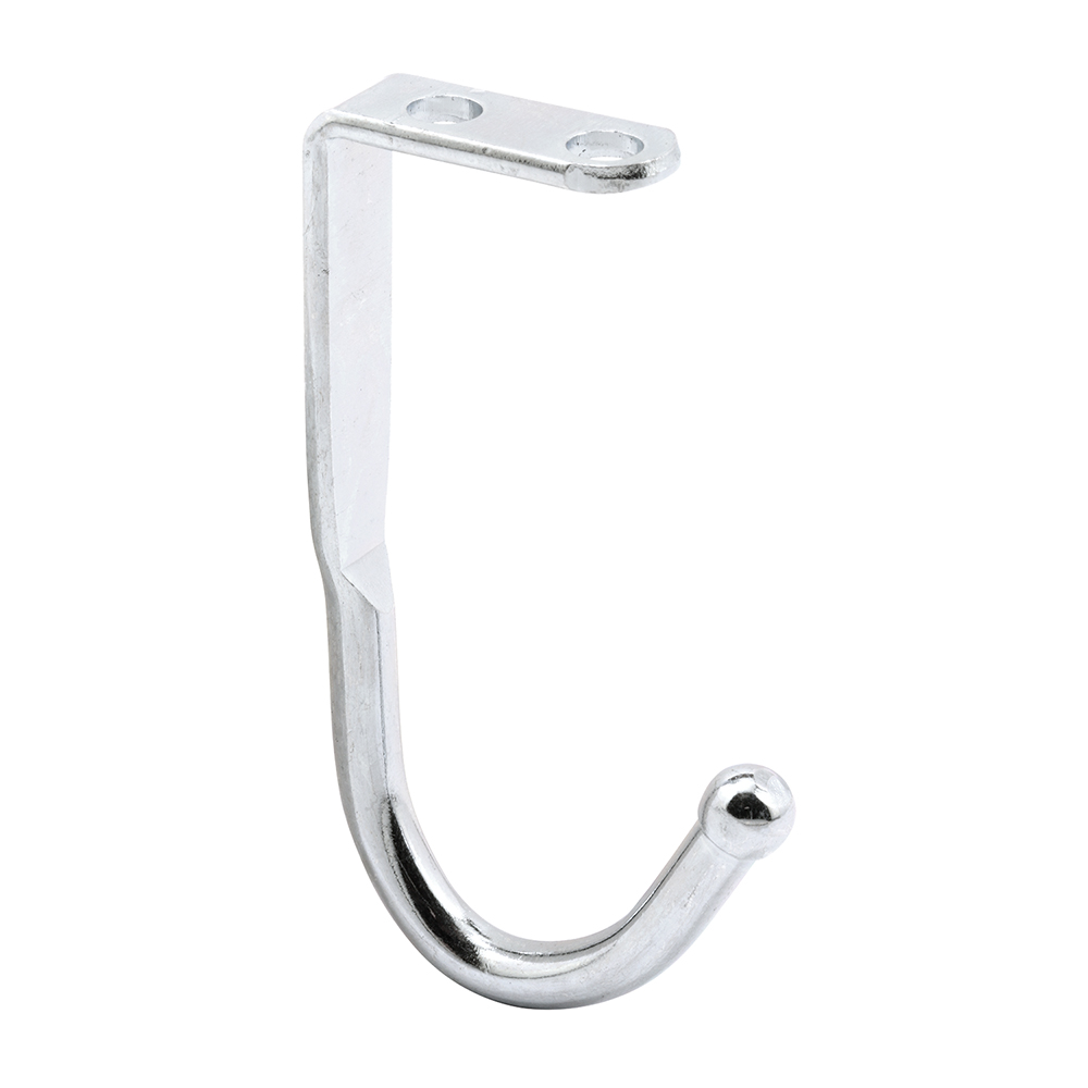 Picture of 658-3124 - Hook "J", One Prong, Zinc Plated Steel (Single Pack)