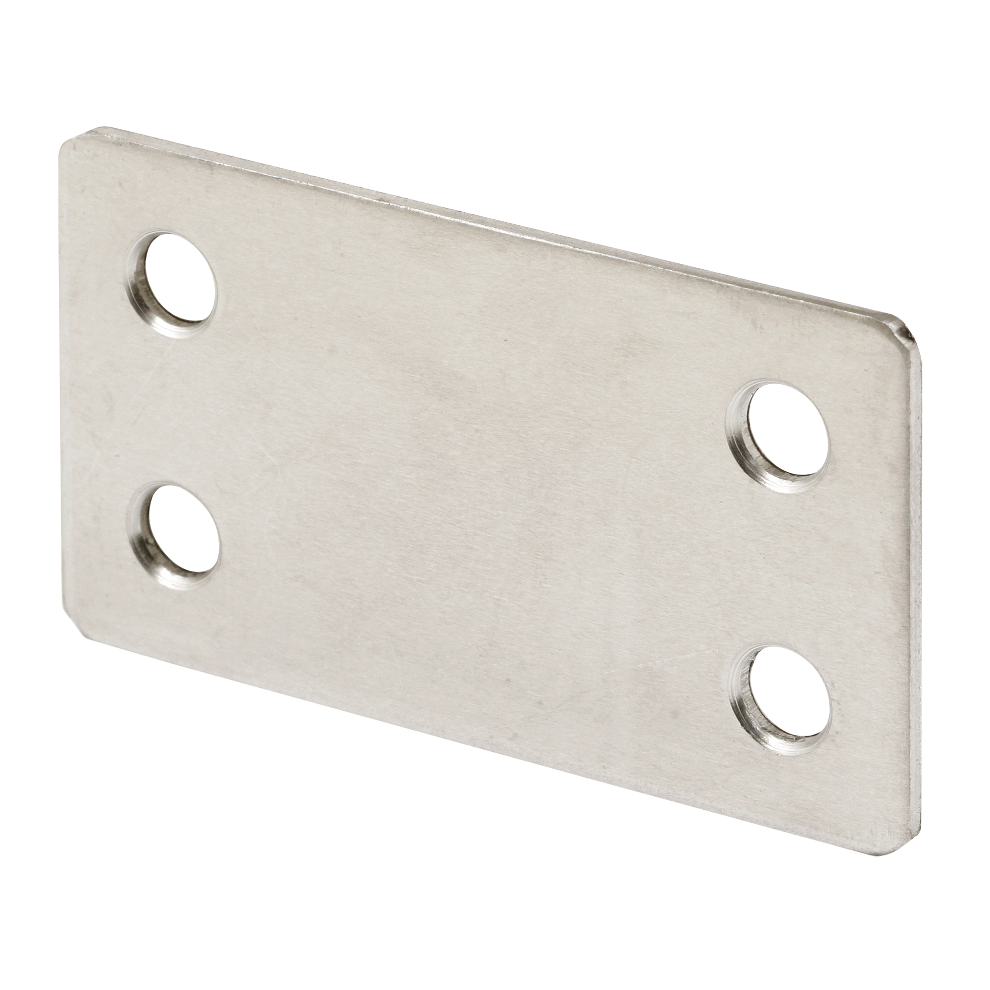 Picture of 658-4034 - Alcove Clips, 1/4 in. Offset, Cast Stainless Steel, Satin Finish (Single Pack)