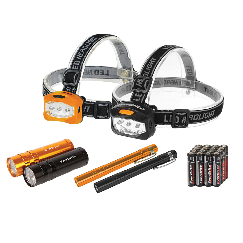 Picture of E007003 - LED Flashlight, Penlight and Headlamp Combo (1 Set)