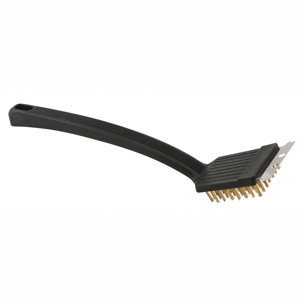 Picture of MP46650 - BBQ Cleaning Brush with Steel Scraper, Molded Black Plastic Long-Reach (2 Pack)