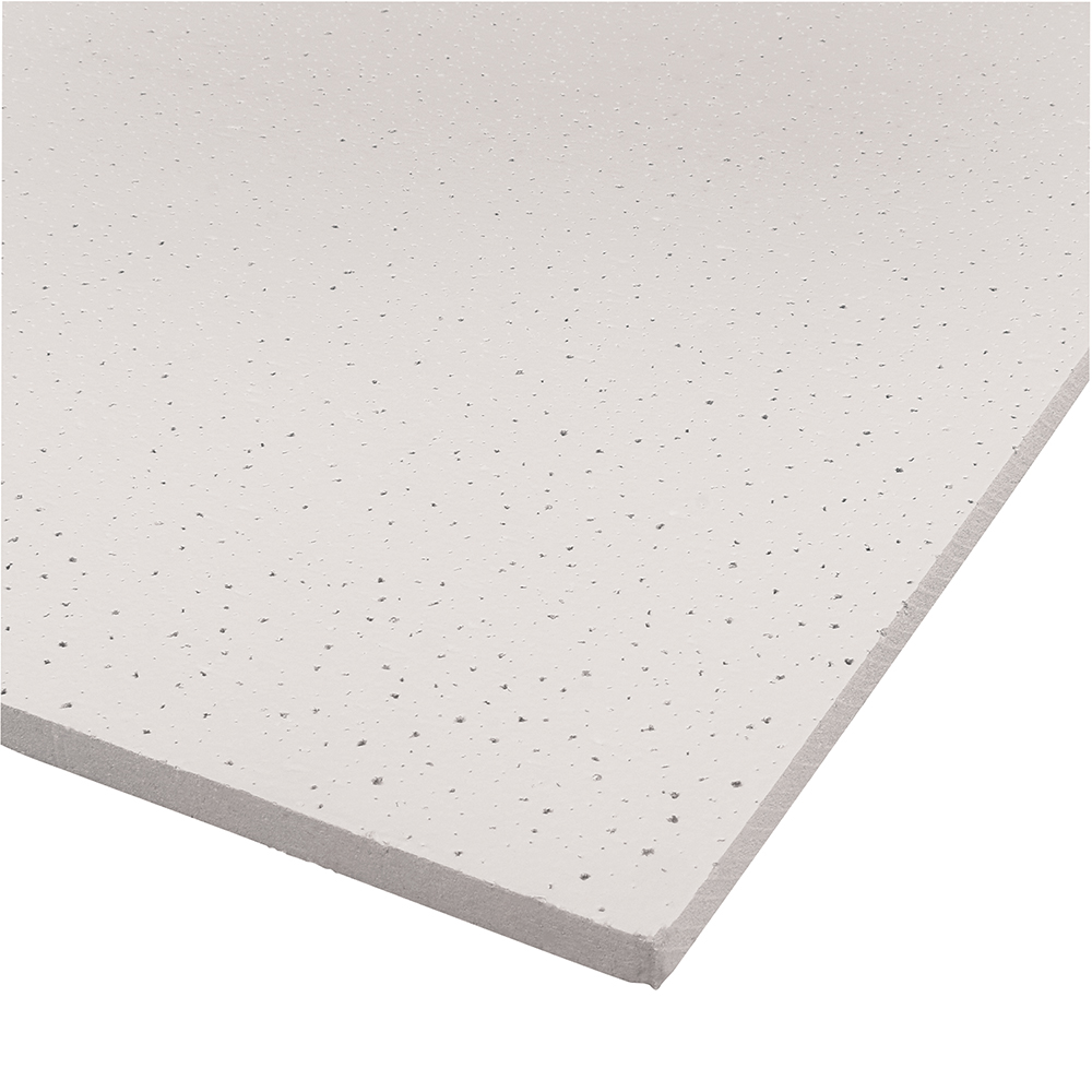 Picture of MP60000 - Ceiling Tile 2 ft. x 4 ft. Square Edge Panel Textured Directional Acoustical Fire Retardant White (10 Pack)