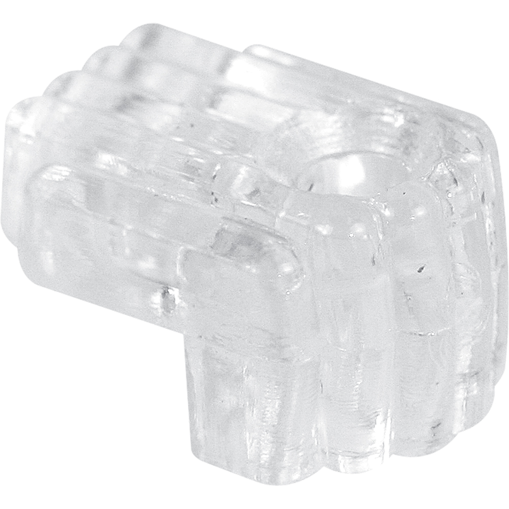 Picture of MP9003-25 - Mirror Clips, 1/4 in. Offset, Clear, Includes Installation Fasteners (25 Pack)