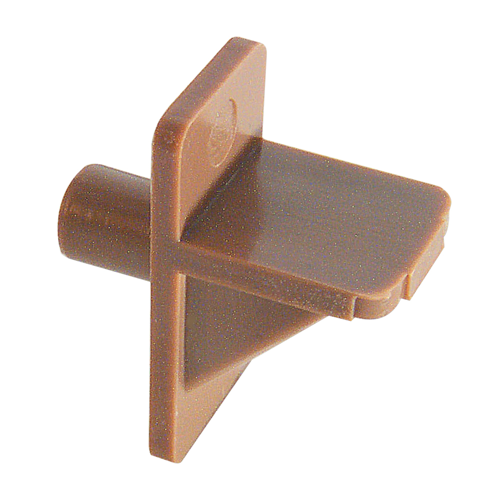 Picture of U 10137 - Shelf Support Peg, Brown Plastic, 1/4 inch Diameter Peg, Pack of 8