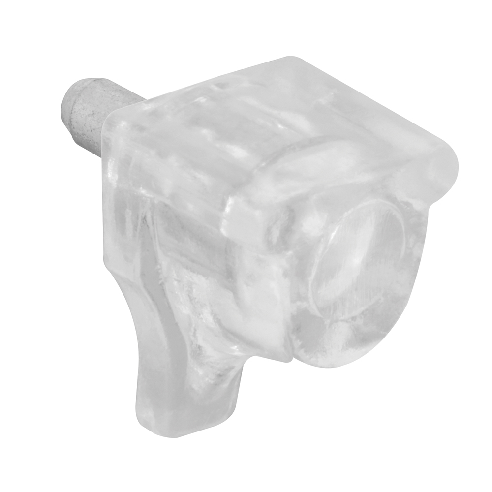 Picture of U 10156 - Shelf Support Peg, Clear Plastic, with a 3 mm Diameter Steel Peg, Pack of 8